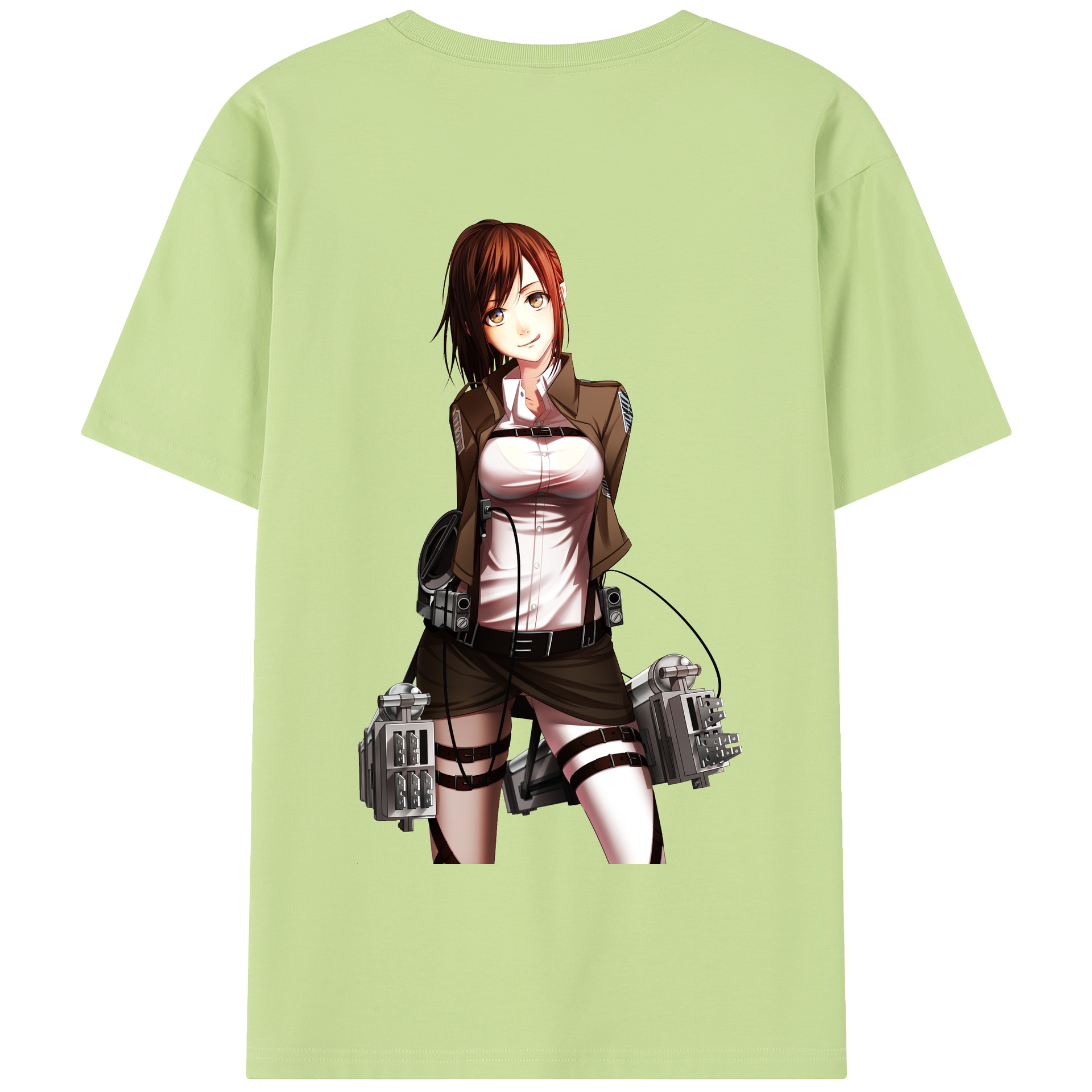 （画像用） 進撃の巨人 サシャ·ブラウス Attack on Titan Sasha Blaus 綿100％半袖Tシャツ（背面プリント）